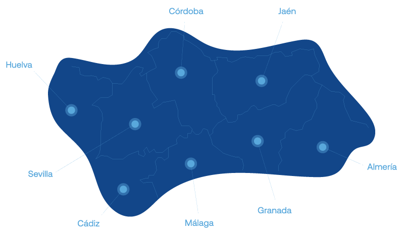 A lo largo de toda Andalucía