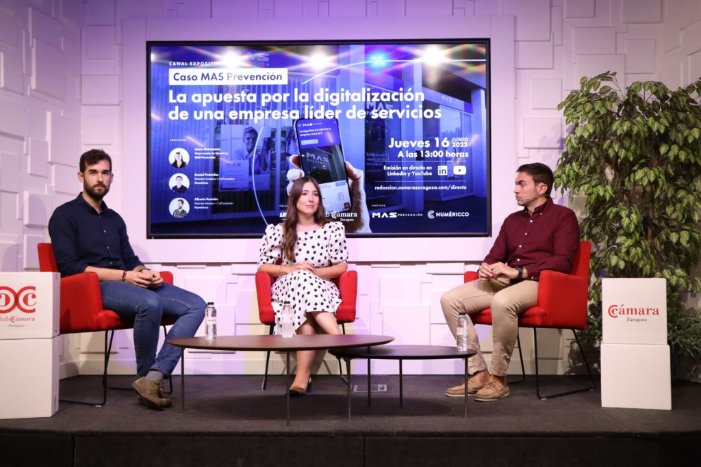 Alberto Portolés, Laura Maisanava y Daniel Puértolas 