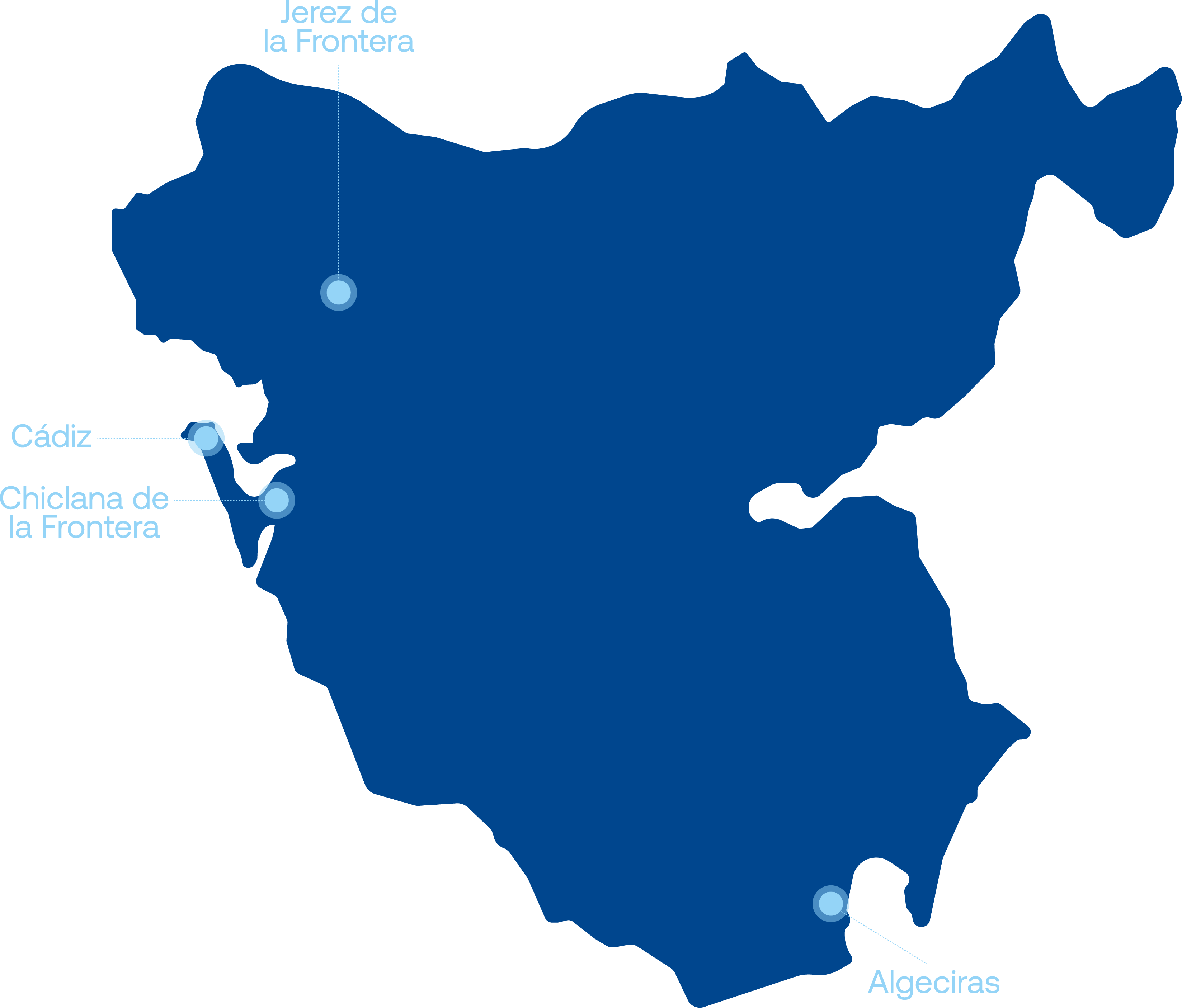 Organización de cursos en la provincia de Cádiz 
